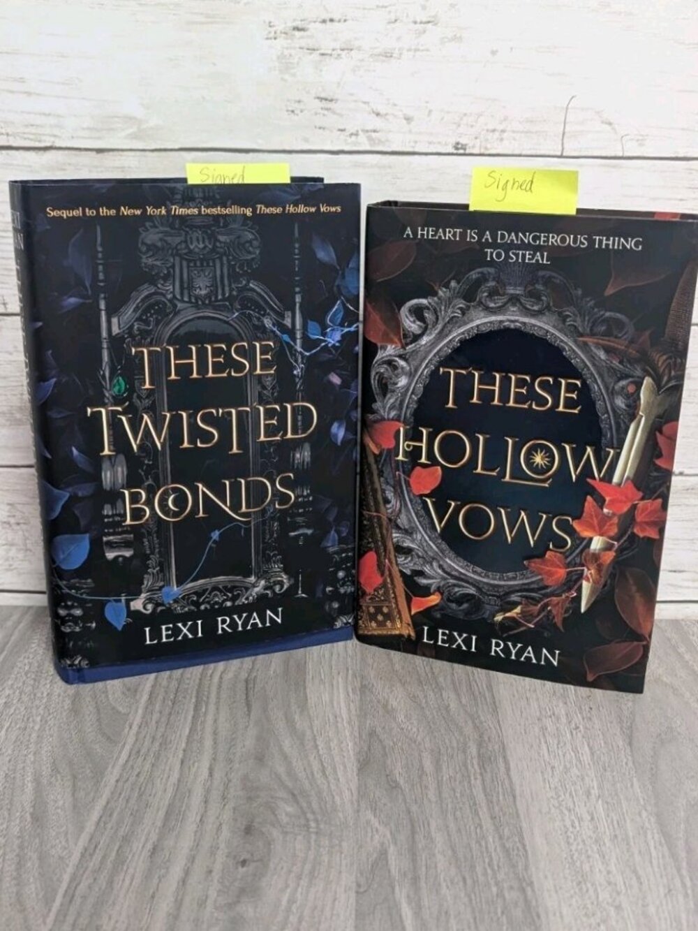 These Hollow Vows & These Twisted Bonds Book Set Fairyloot Lexi Ryan Signed